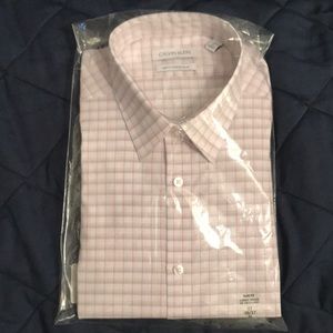 Calvin Klein Slim Fit Stretch Collar Dress Shirt